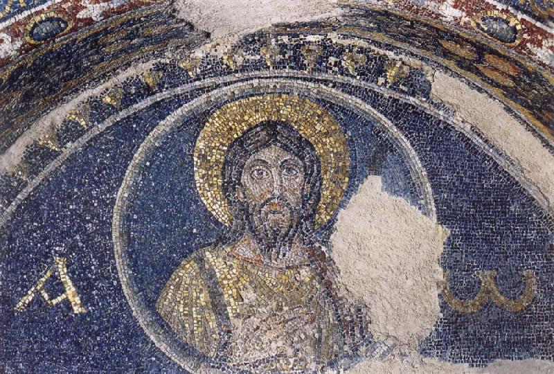 unknow artist Christ in Mosaic oil painting image